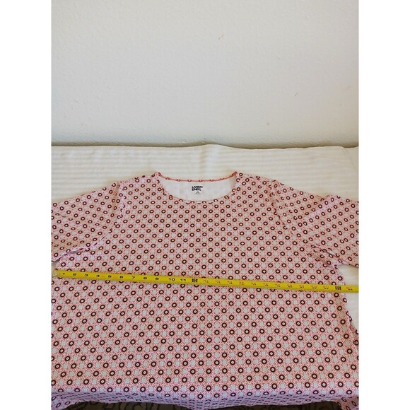 Lands End Womens 2X Crew Neck Short Sleeve T-Shirt Top Multicolor Floral Casual‎ - Picture 9 of 13